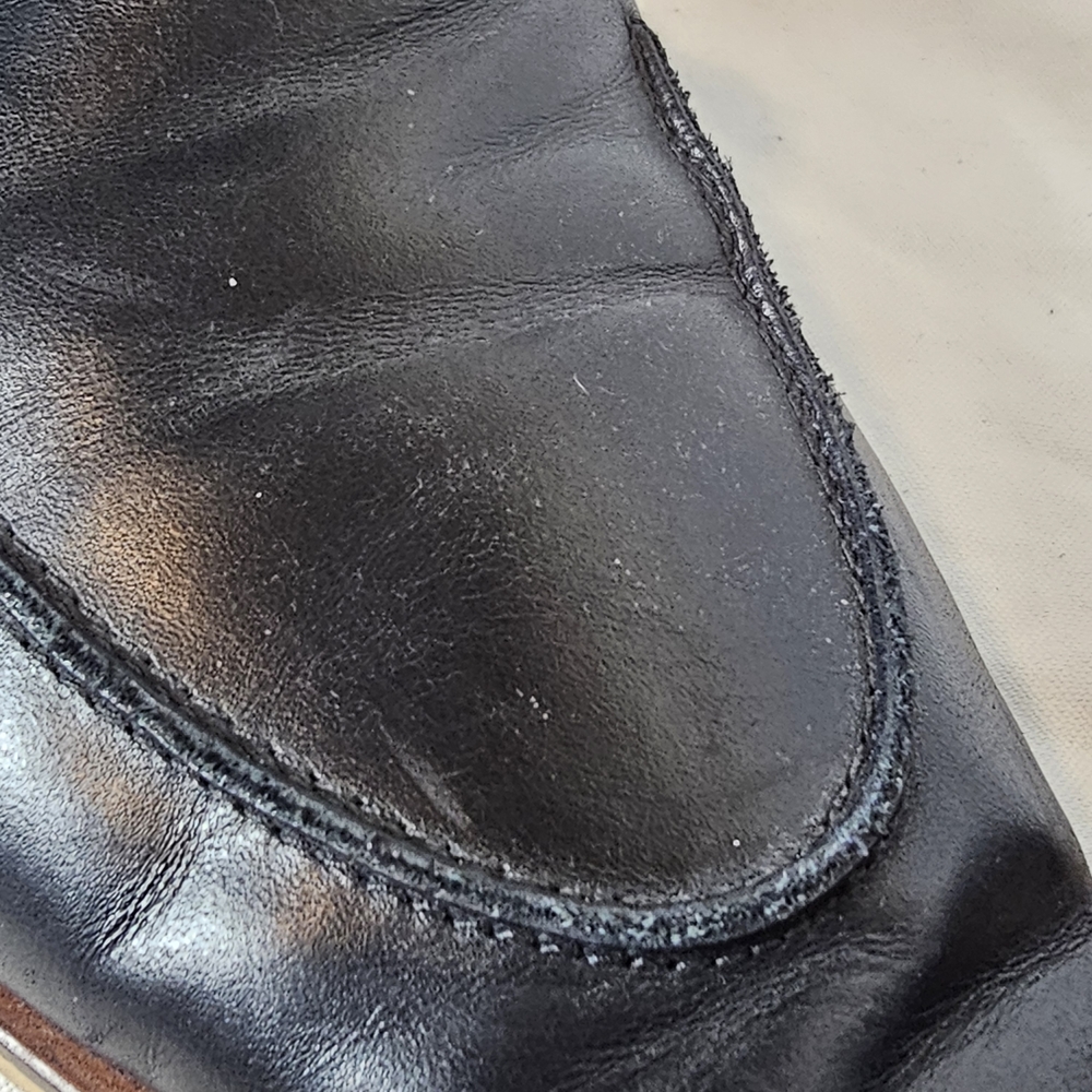 Everlane Black Leather Slip-On Loafers Women's Size 9.5 Fall Work Office Italian - Picture 14 of 16